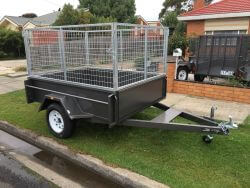 7x5 Tall Cage Trailer
